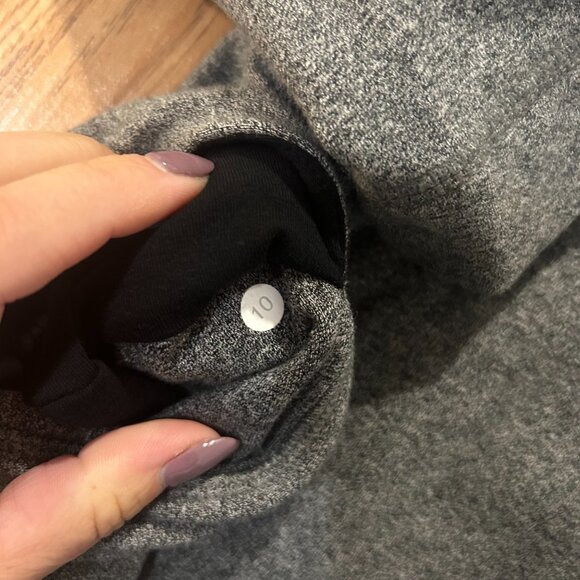 Lululemon Savasana Wrap Jacket Size 10 Grey Long Lounge Yoga Athleisure - Picture 4 of 5